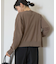 ソフトコットンクルーネックカーディガン