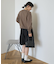ソフトコットンクルーネックカーディガン