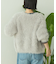 シャギーニットクルーネックカーディガン