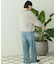 シャギーニットクルーネックカーディガン