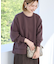 サイドスリットダンボールプルオーバー