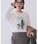 BOTANICAL PHOTO ロングTシャツ/チュニック