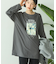 BOTANICAL PHOTO ロングTシャツ/チュニック