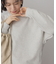 配色ライン裏毛プルオーバー