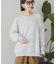 バックギャザー裏毛プルオーバー