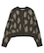 レオパード柄ニットカーディガン