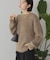 【WEB限定】フェザーゆるニットプルオーバー