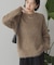【WEB限定】フェザーゆるニットプルオーバー
