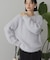 【WEB限定】フェザーゆるニットプルオーバー