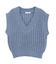 ローゲージVネックニットベスト