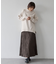 サイドスリットハイネックニットプルオーバー