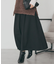 【選べる丈】ギャザーウールライクスカーチョ