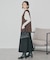 【選べる丈】ギャザーウールライクスカーチョ