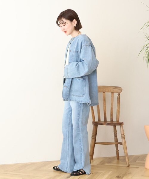 otSloW ノーカラー デニムカバーオール size1 otSloW ノーカラー デニムカバーオール size1 otSloW ノーカラー