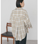 【イージーケア】チェックバックタックシャツ