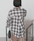 【イージーケア】チェックバックタックシャツ