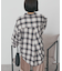 【イージーケア】チェックバックタックシャツ