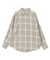 【イージーケア】チェックバックタックシャツ