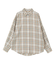 【イージーケア】チェックバックタックシャツ