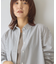 配色レギュラーカラーシャツ