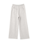 センタータックワイドスウェットパンツ