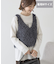 【選べる丈】フェザーVネックベスト