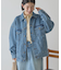 ロング丈デニムジャケット