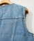 ショート丈デニムベスト
