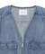 ショート丈デニムベスト