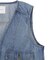 ショート丈デニムベスト