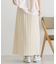プリーツロングスカート