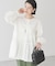 【WEB限定】ティアードギャザーブラウス