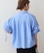 【WEB限定】【接触冷感・UVカット】ギャザーリボンスリーブ半袖シャツ