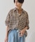 【接触冷感・イージーケア】シアーチェックシャツ