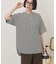 裾ラウンドTシャツ