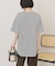 裾ラウンドTシャツ