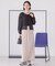 【WEB限定】ノーカラーシアーZIPブルゾン