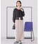 【WEB限定】ノーカラーシアーZIPブルゾン