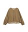 【WEB限定】ノーカラーシアーZIPブルゾン