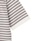 ボーダーハーフスリーブニットプルオーバー