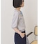 襟付き配色ニット