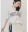 PORTLAND裾ラウンドTシャツ