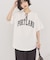 PORTLAND裾ラウンドTシャツ