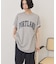 PORTLAND裾ラウンドTシャツ