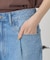 ミドルオンスロールアップデニムパンツ
