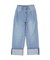 ミドルオンスロールアップデニムパンツ
