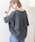 【WEB限定】バックフリル半袖プルオーバー