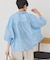 【WEB限定】Wポケットシアー半袖シャツ