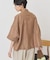 【WEB限定】Wポケットシアー半袖シャツ
