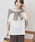 【マルチ機能】配色ステッチルーズTシャツ